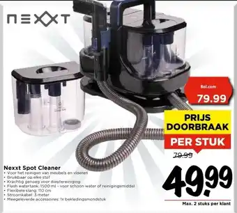 Vomar Voordeelmarkt Nexxt Spot Cleaner aanbieding
