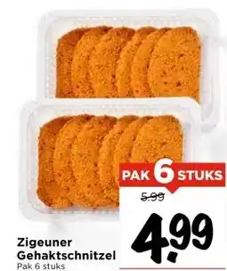 Vomar Voordeelmarkt Zigeuner Gehaktschnitzel aanbieding