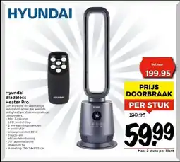 Vomar Voordeelmarkt Hyundai Bladeless Heater Pro aanbieding