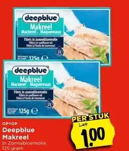 Vomar Voordeelmarkt OP=OP Deepblue Makreel aanbieding