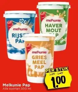 Vomar Voordeelmarkt Melkunie Pap aanbieding