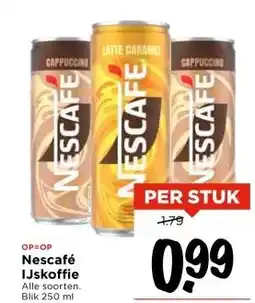 Vomar Voordeelmarkt Nescafé IJskoffie aanbieding