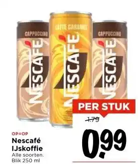 Vomar Voordeelmarkt Nescafé IJskoffie aanbieding
