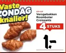 Vomar Voordeelmarkt Versgebakken Roomboter Croissants aanbieding