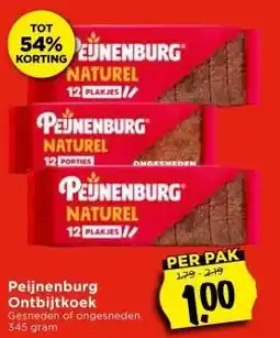 Vomar Voordeelmarkt Peijnenburg Ontbijtkoek aanbieding
