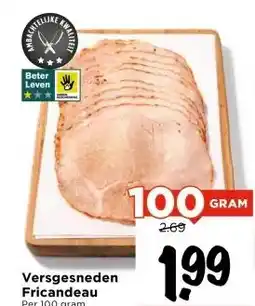 Vomar Voordeelmarkt Versgesneden Fricandeau aanbieding