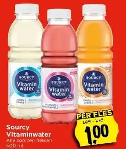 Vomar Voordeelmarkt Sourcy Vitaminwater aanbieding