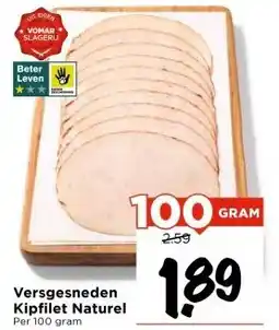 Vomar Voordeelmarkt Versgesneden Kipfilet Naturel aanbieding