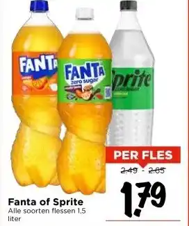 Vomar Voordeelmarkt Fanta of Sprite aanbieding