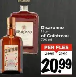 Vomar Voordeelmarkt Disaronno of Cointreau aanbieding