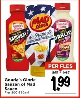 Vomar Voordeelmarkt Gouda's Glorie Sauzen of Mad Sauce aanbieding