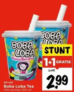 Vomar Voordeelmarkt Boba Loba Tea aanbieding