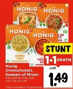 Vomar Voordeelmarkt Honig Ovenschotels, Soepen of Mixen aanbieding