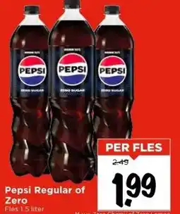 Vomar Voordeelmarkt Pepsi Regular of Zero aanbieding