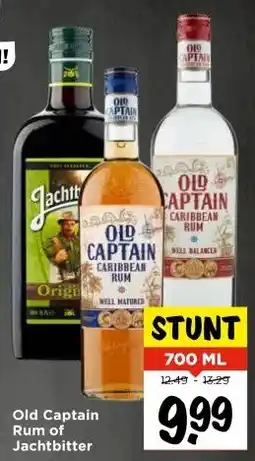 Vomar Voordeelmarkt Old Captain Rum of Jachtbitter aanbieding