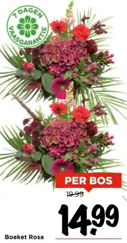Vomar Voordeelmarkt Boeket Rosa aanbieding