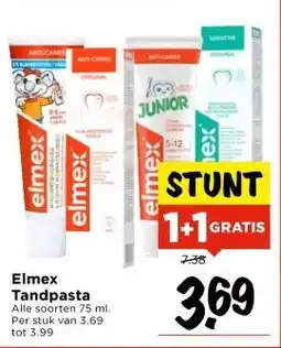 Vomar Voordeelmarkt Elmex Tandpasta aanbieding