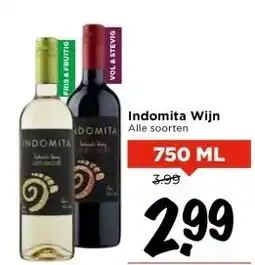 Vomar Voordeelmarkt Indomita Wijn aanbieding