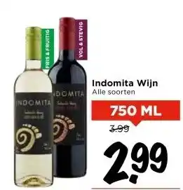 Vomar Voordeelmarkt Indomita Wijn aanbieding