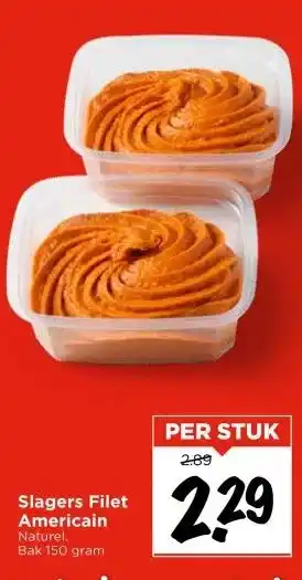 Vomar Voordeelmarkt Slagers Filet Americain aanbieding