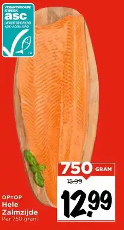 Vomar Voordeelmarkt Hele Zalmzijde aanbieding