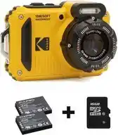 Bol.com Kodak WPZ2 - Compactcamera - Onderwatercamera - 16 megapixel - Geel - + 32gb geheugenkaart aanbieding