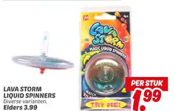 Dekamarkt Lava storm liquid spinners aanbieding