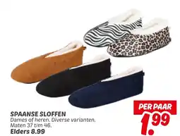 Dekamarkt Spaanse sloffen aanbieding