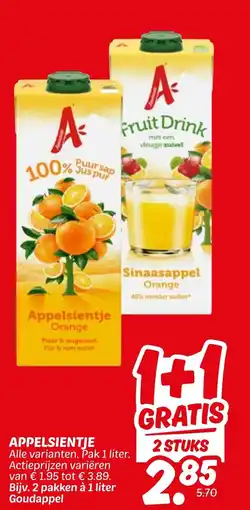 Dekamarkt Appelsientje aanbieding