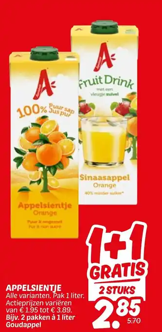 Dekamarkt Appelsientje aanbieding