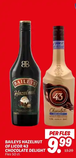 Dekamarkt Baileys hazelnut of Licor 43 aanbieding