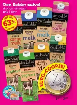Coop Den Eelder zuivel aanbieding