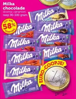 Coop Milka chocolade aanbieding