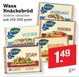 Coop Wasa Knäckebröd aanbieding