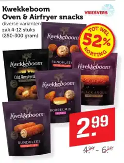 Coop Kwekkeboom Oven & Airfryer snacks aanbieding