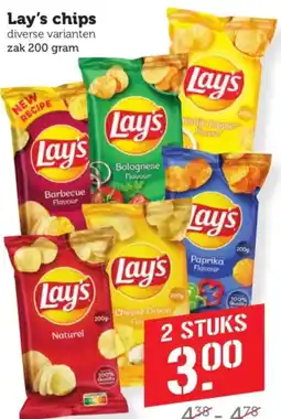 Coop Lay's chips aanbieding