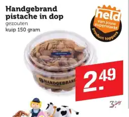 Coop Handgebrand pistache in dop aanbieding