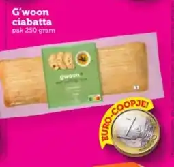 Coop G'woon Ciabatta aanbieding