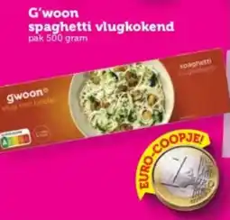 Coop G'woon spaghetti vlugkokend aanbieding