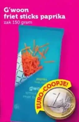 Coop G'woon friet sticks paprika aanbieding