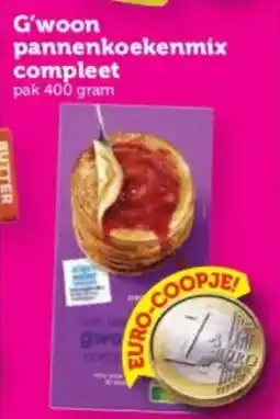 Coop G'woon pannenkoekenmix aanbieding