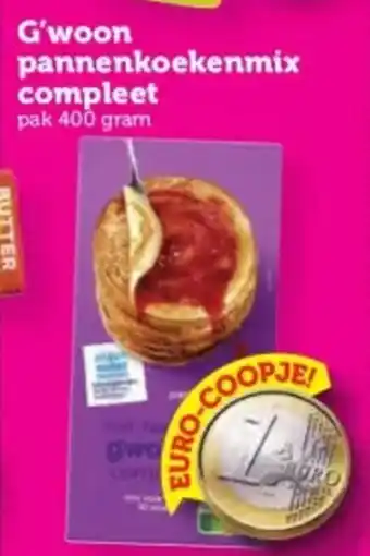 Coop G'woon pannenkoekenmix aanbieding