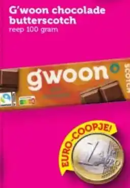 Coop G'woon chocolade butterscotch aanbieding