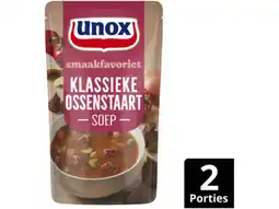 Hoogvliet Unox Soep in zak speciaal klassieke ossenstaartsoep aanbieding