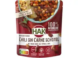 Hoogvliet Hak Chili sin carne schotel aanbieding