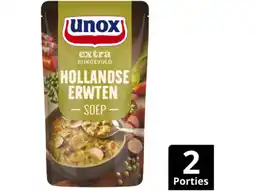 Hoogvliet Unox Speciaal Soep In Zak Hollandse Erwten aanbieding