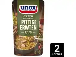 Hoogvliet Unox Pittige erwtensoep aanbieding
