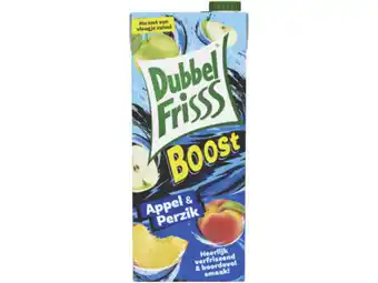 Hoogvliet Dubbelfrisss Boost appel perzik aanbieding