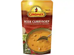 Hoogvliet Conimex Rode curry soep aanbieding