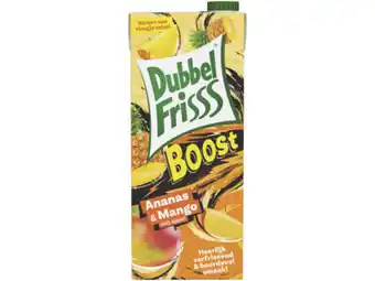 Hoogvliet Dubbelfrisss Boost ananas mango aanbieding
